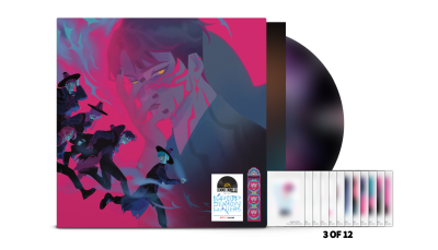 KPop Demon Hunters Cast, HUNTR/X, Saja Boys - KPop Demon Hunters [Saja Boys Edition] - LP (RSD 2026 Black Transparent With Blue & Purple Splatter Vinyl)