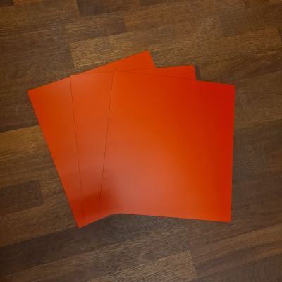 12inch Faneblad, Rød - 12inch Faneblad, Rød