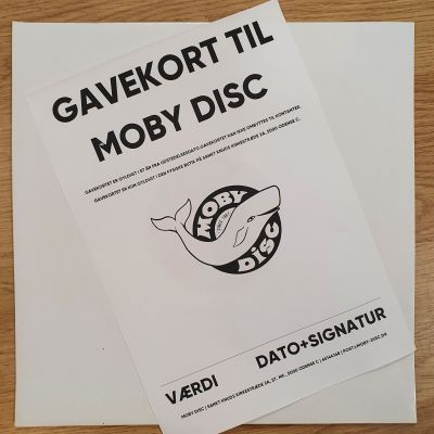 Moby Disc - Gavekort til fysisk butik