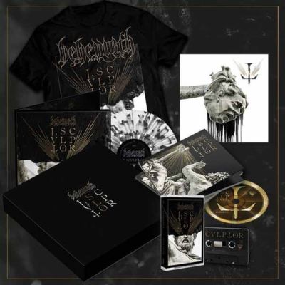 Behemoth - I, Scvlptor - LP + CD + MC (Klar m. Sort Splatter Vinyl)