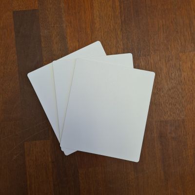 7inch Faneblad, hvid - 7inch Faneblad, hvid