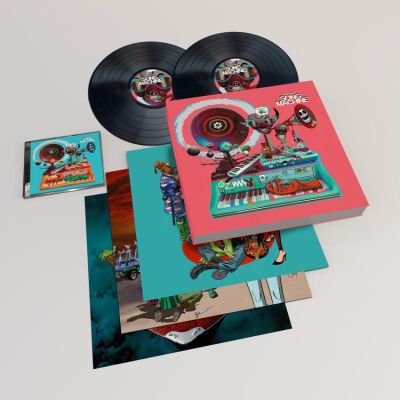 Gorillaz - Song Machine: Season One - Strange Timez - 2LP+CD (Deluxe Bokssæt)