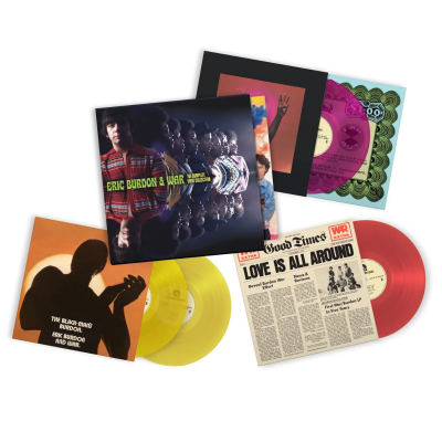 Eric Burdon & War - The Complete Vinyl Collection - 4LP (RSD BF 2022 Farvet Vinyl Box Set)