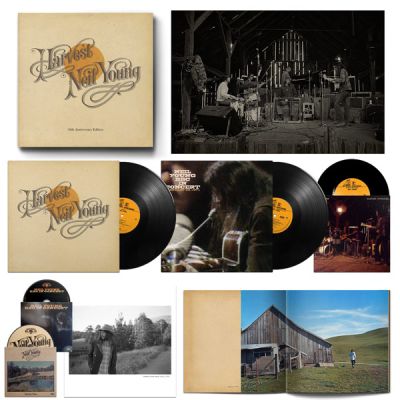 Neil Young - Harvest (50th Anniversary Edition) - 2LP+7″+2DVD (Bokssæt)