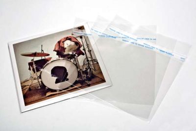 7inch blake sleeves m. genluk (Pakke af 100 stk) - 7inch blake sleeves m. genluk (Pakke af 100 stk)