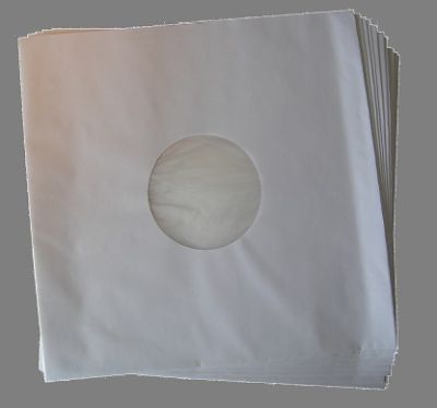 12inch innersleeve, hvid - 12inch innersleeve, hvid - pakke med 100 stk