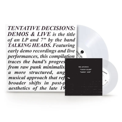 Talking Heads | The Artistics - Tentative Decisions: Demos & Live (+ Bonus Single) - LP+7" (RSD BF 2025 Clear Vinyl)