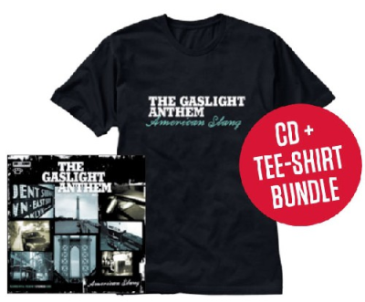 The Gaslight Anthem - American Slang - CD+T-Shirt (Tee Bundle, Str. M)