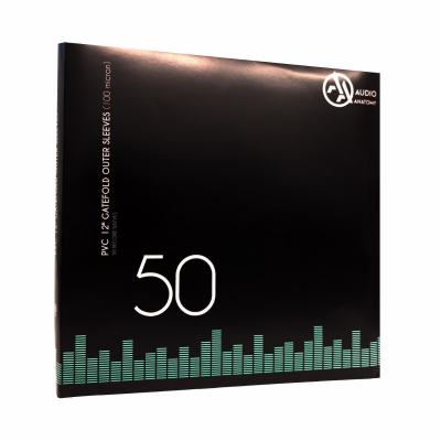 Audio Anatomy - 12inch PVC Gatefold Sleeves (100 Micron) - Pakke af 50 stk.