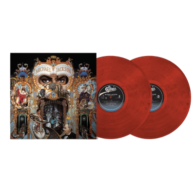 Michael Jackson - Dangerous - 2LP (Rød & Sort Vinyl)