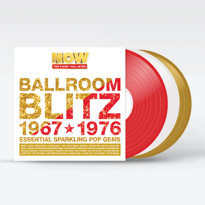 Various Artists - NOW That's What I Call An Era: Ballroom Blitz: 1967-1976 - 3LP (Red / White / Gold Vinyl)