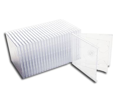 Dobbelt CD Æske, pakke af 25 stk. / Protected