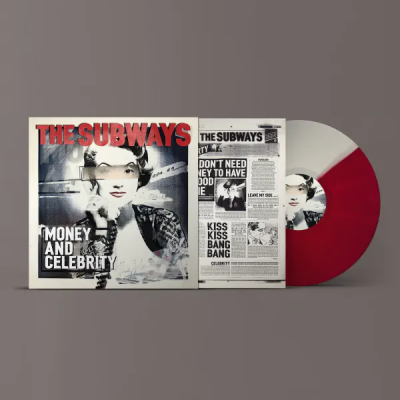  Money & Celebrity - LP (NAD 2024 Red & White Split Vinyl) / The Subways / 2011 / 2024