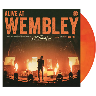 Live At Wembley - LP (RSD BF 2023 Opaque Orange Yellow & Orange Galaxy Swirl Vinyl) / All Time Low / 2023