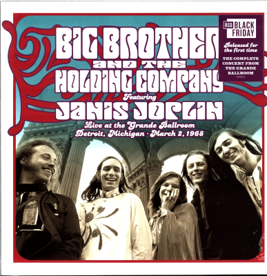Live At The Grande Ballroom, Detroit, Michigan, March 2, 1968 - LP (RSD BF 2024 Vinyl) / Big Brother & The Holding Company | Janis Joplin / 2024