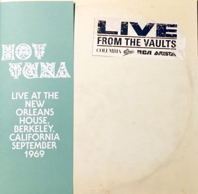Live At The New Orleans House 1969 - 2LP (RSD 2018 Vinyl) / Hot Tuna / 2018