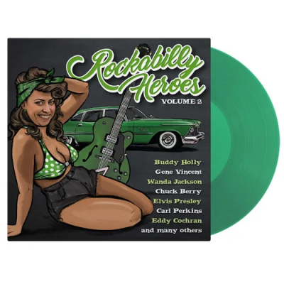 Rockabilly Heroes Vol. 2 - LP (RSD 2025 Green Vinyl) / Various (Buddy Holly, Elvis Presley, Chuck Berry) / 2025
