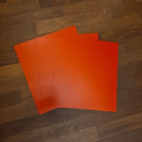 12inch Faneblad, Rød - 12inch Faneblad, Rød