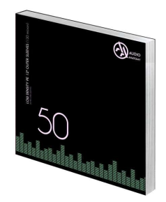 Audio Anatomy - 12inch PE Lav Densitet Sleeves (130 Micron) - Pakke af 50 stk.
