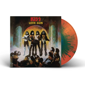 KISS - Love Gun - LP (NAD 2025 Tangerine / Aqua Splatter Vinyl)