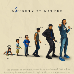 Digga D - Noughty By Nature - LP (Transparent Blue Vinyl)